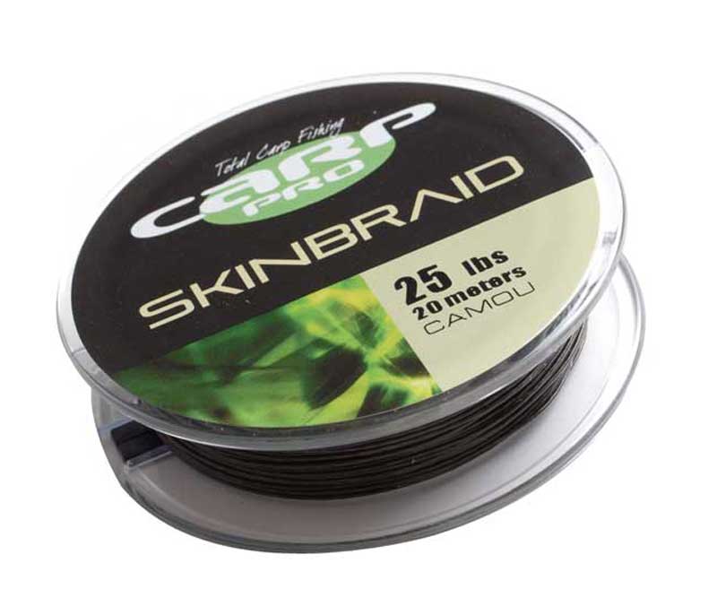 Поводковий матеріал в оболочке Carp Pro Skinbraid Camo 20 м 20 lb