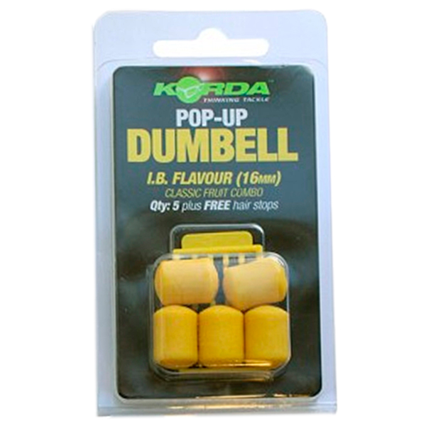 Приманка пластикова Korda Pop-up Dumbell IB (16мм)