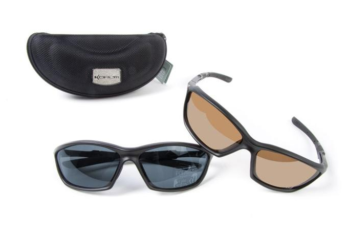 Окуляри Korum Sunglasses Brown Lens with case