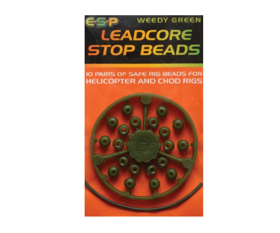 Esp Leadcore Stop Beads Brown 