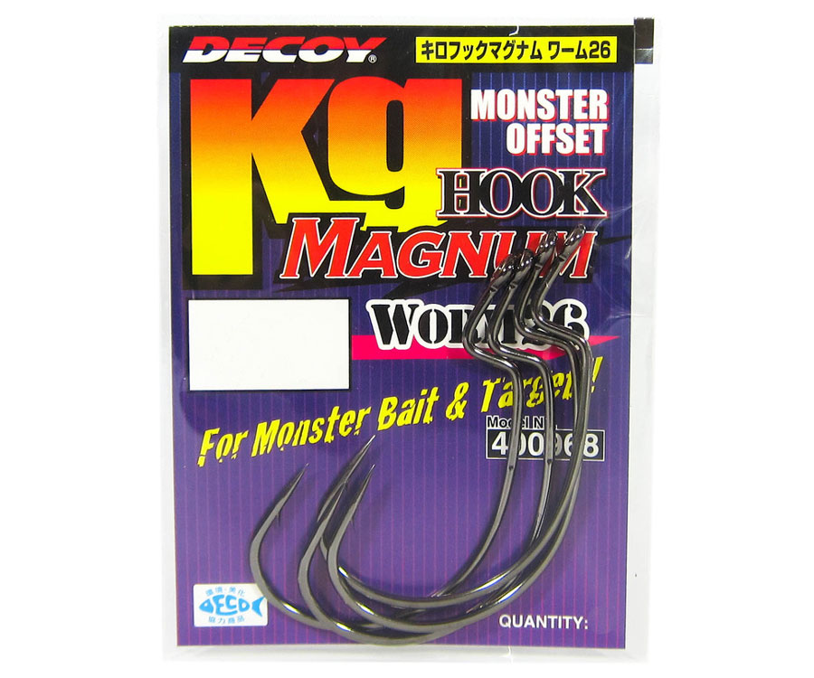 Крючки Decoy Worm 26 Kg Hook Magnum №8/0
