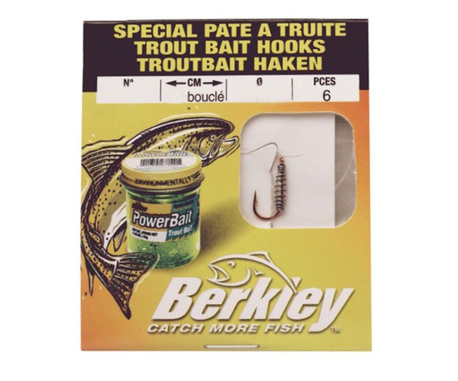 Крючки с поводком Berkley Trout Bait Hook №8, 0.20 мм