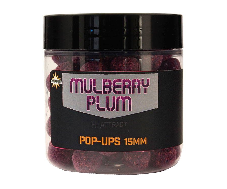 Бойлы Dynamite Baits Pop-Ups Hi-Attract Foodbait Mulberry Plum 15 мм