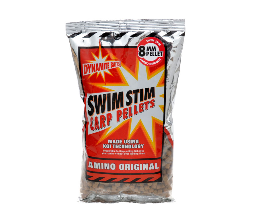 Пелетс Dynamite Baits Swim Stim Amino Original Pellets 8 мм 900 г