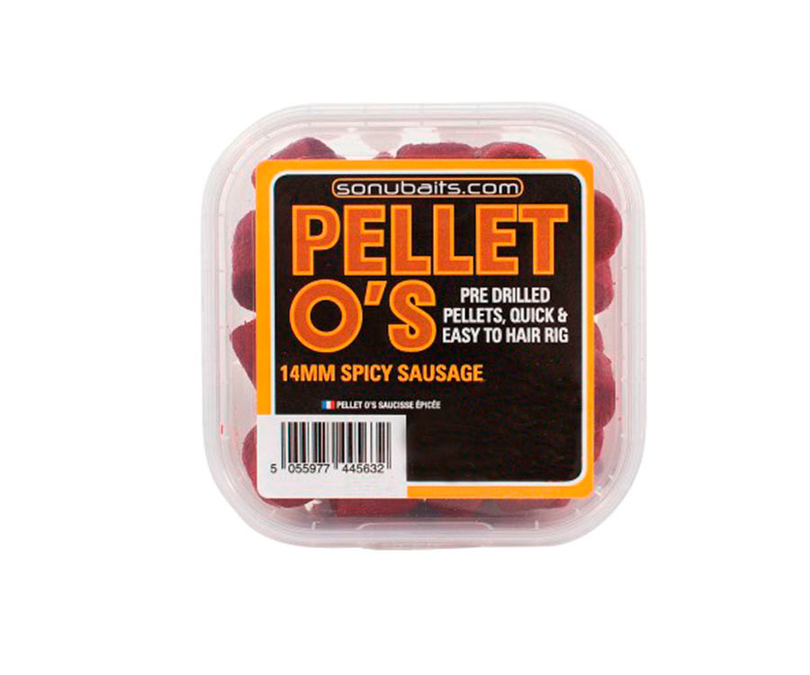 Пеллетс Sonubaits Pellet O'S Spicy Sausage 14 мм