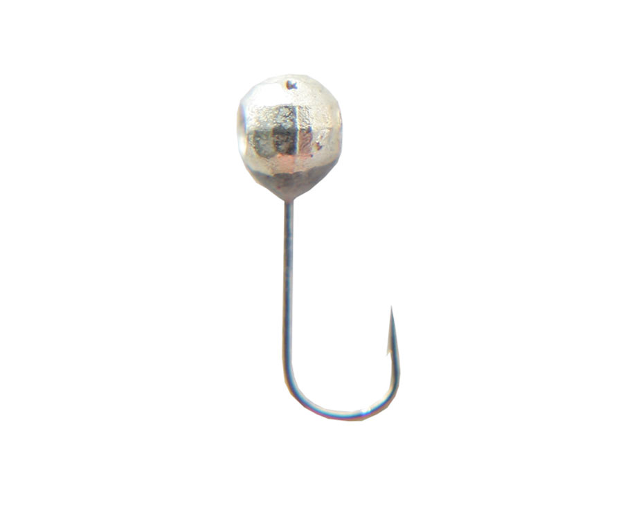 Мормишка вольфрамова Flagman Дробинка з отвіром гранована d=3мм Срібло