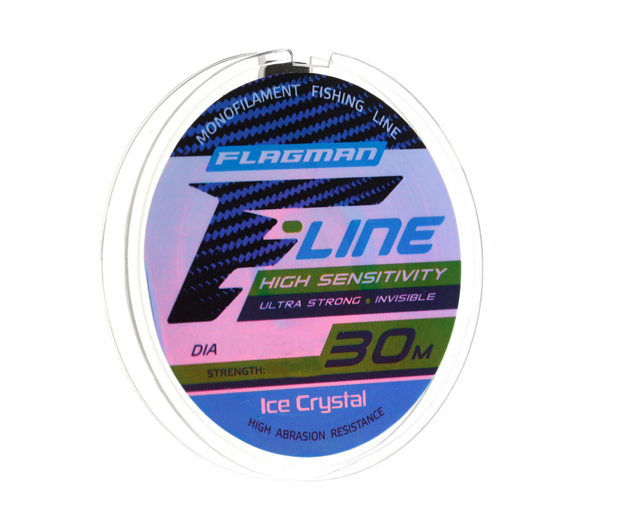 Леска Flagman F-Line Ice Crystal 30 м, 0,14 мм
