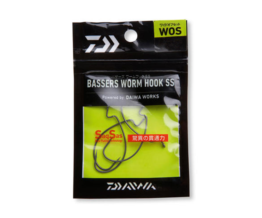 Крючки Daiwa Bassers Worm Hook WOS №2