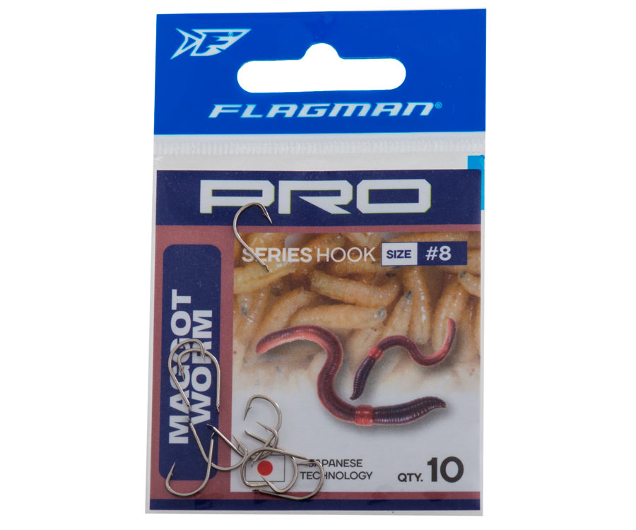 Крючки Flagman Maggot Worm Pro №16
