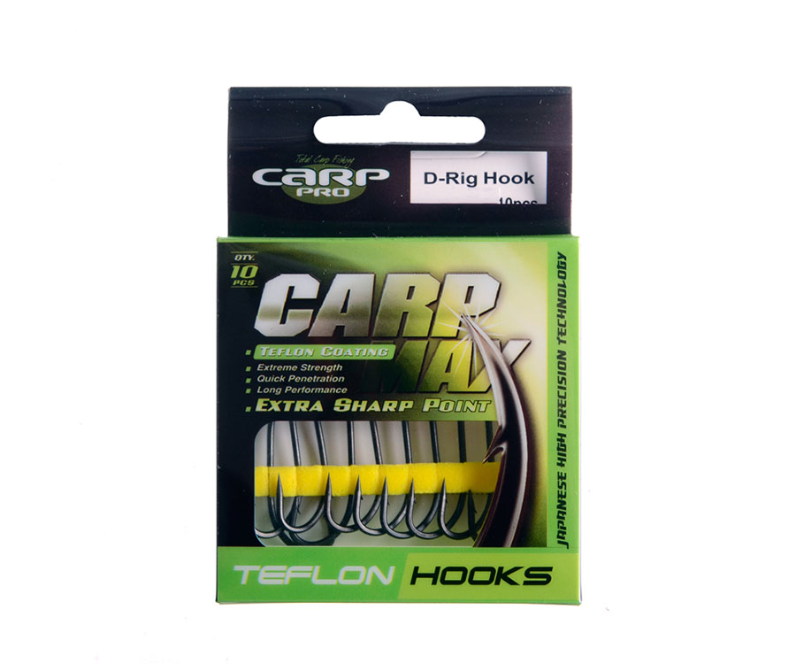 Крючок Carp Pro Teflon D-Rig Hooks №2