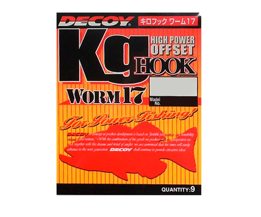 Крючки Decoy Kg Hook Worm 17 №6