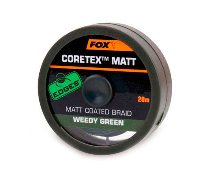 Поводковый материал FOX Matt Coretex Weedy Green 20 м 25 lb
