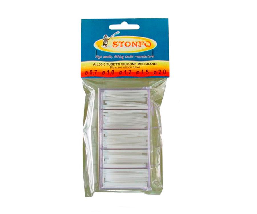 Набір кембріків Stonfo силіконових 30-5 диам. 0.7-2.0мм