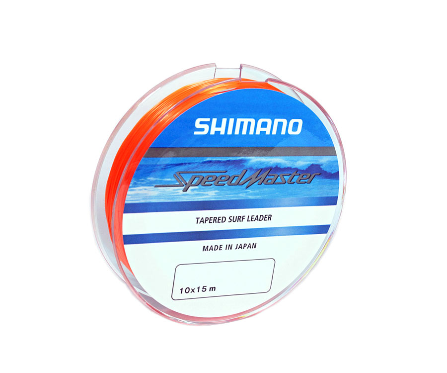 Шок-лидер Shimano Speed Master 10x15 м, 0.33-0.57 мм Orange