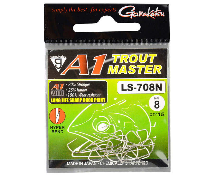 Гачки Gamakatsu A1 Trout Master LS-708N №8