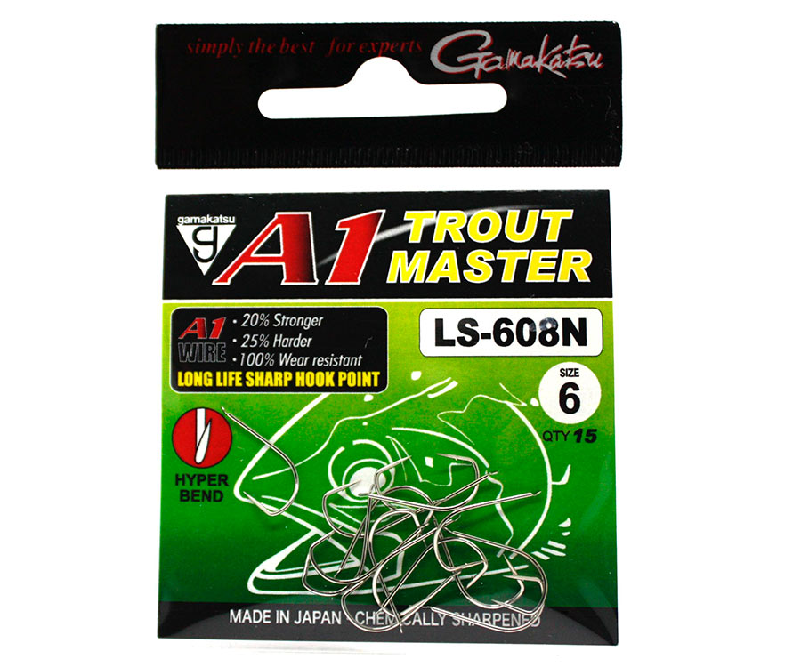 Гачки Gamakatsu A1 Trout Master LS-608N №6