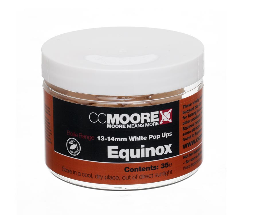 Бойлы CC Moore Equinox White Pop-Ups 13-14 мм