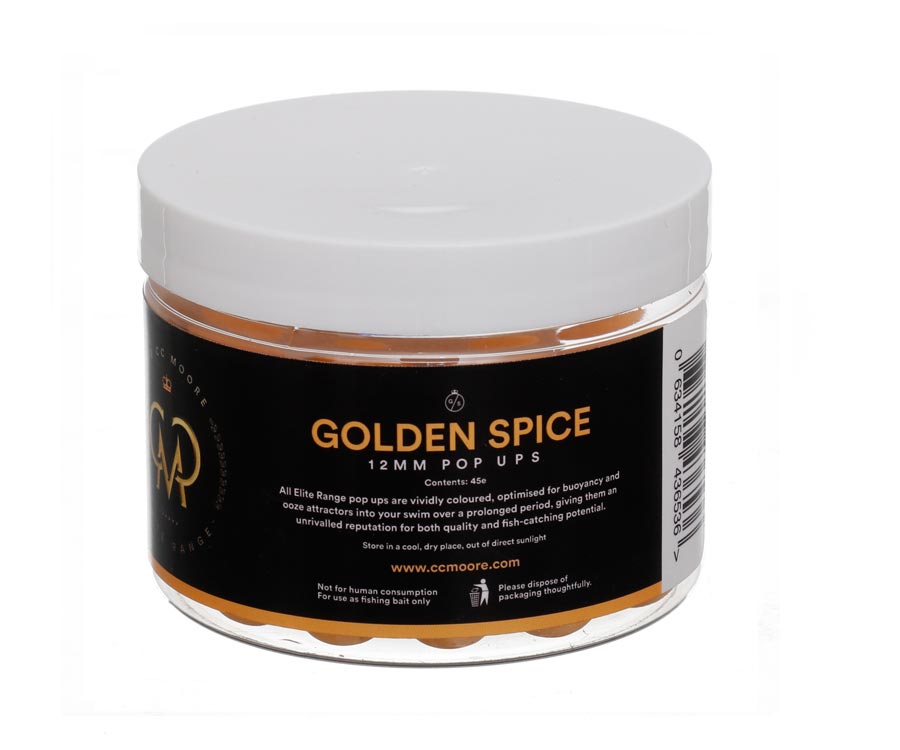 Бойлы CC Moore Elite Range Golden Spice Pop-Ups 12 мм