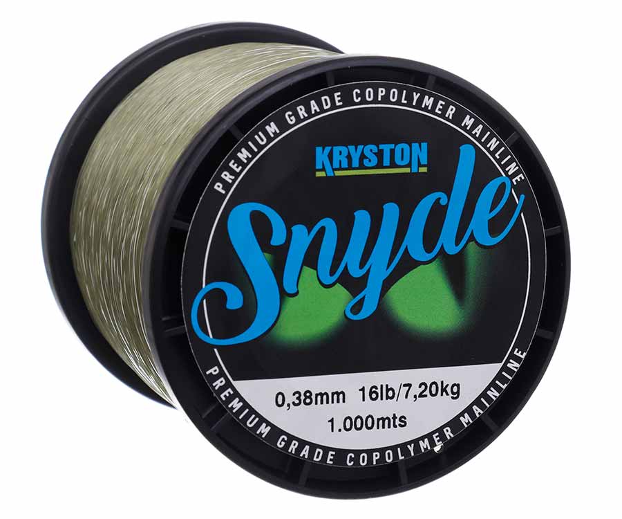 Леска Kryston Snyde Premium Grade Copolymer 1000м Green 0.38мм