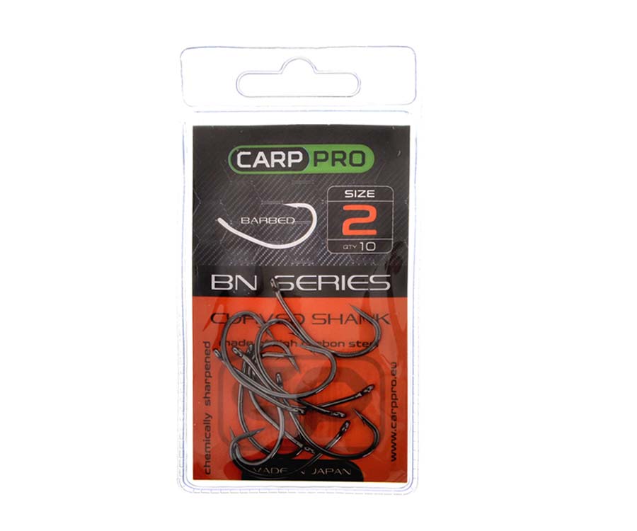carp pro  Carp Pro Black Nickel Curved Shank 2