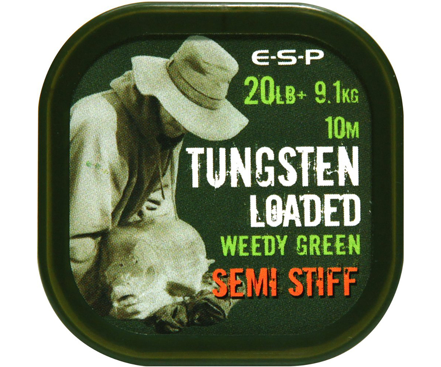 

Поводковий матеріал Esp Tungsten Loaded 20 lb Weed Stiff