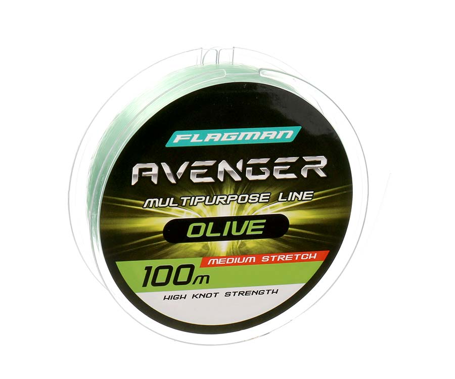 Жилка Flagman Avenger Olive Line 100м 0.25мм