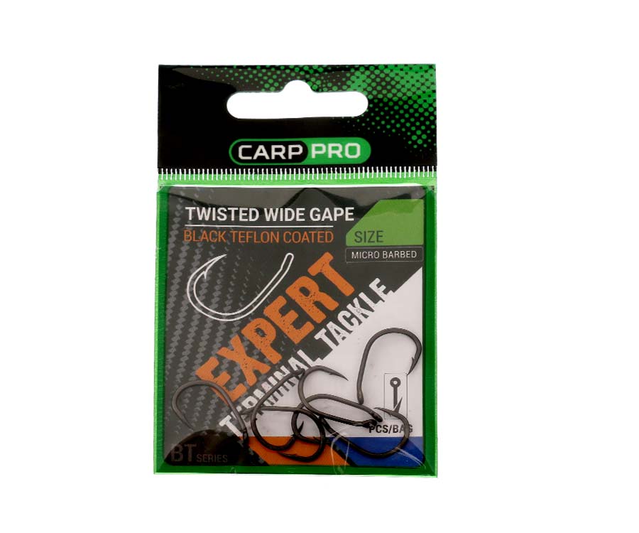 Гачки Carp Pro Twisted Wide Gape BT Series №6