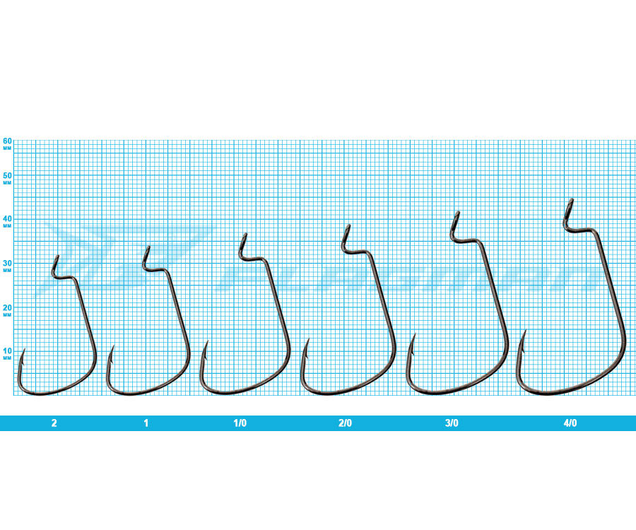 Крючки Flagman Worm Super Wide Gape Offset №2