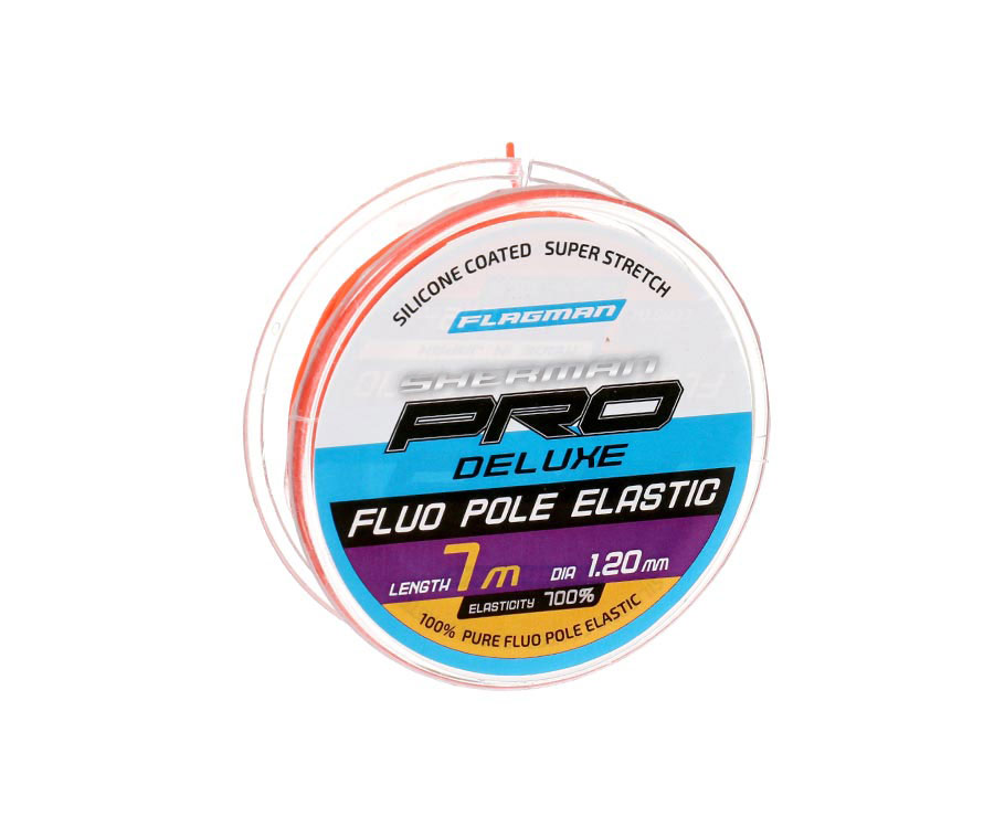 Амортизатор Flagman Deluxe Fluo Pole Elastic 7м 1.2мм