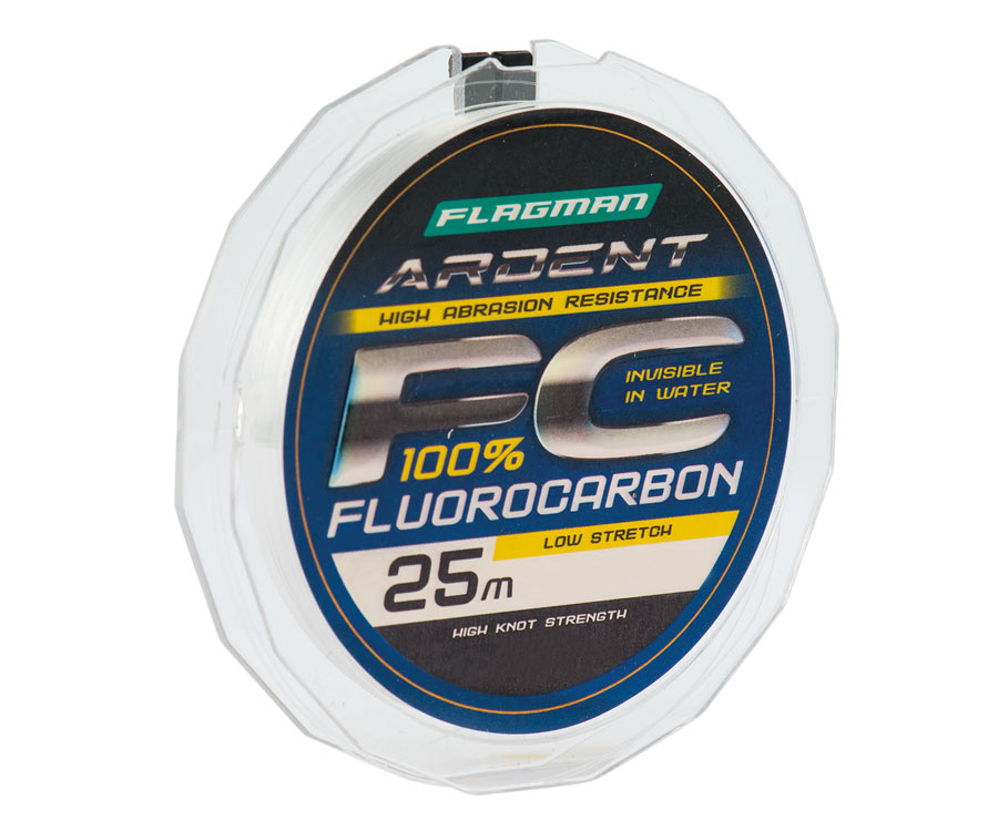 Леска Flagman Ardent Fluorocarbon 25м 0.10мм