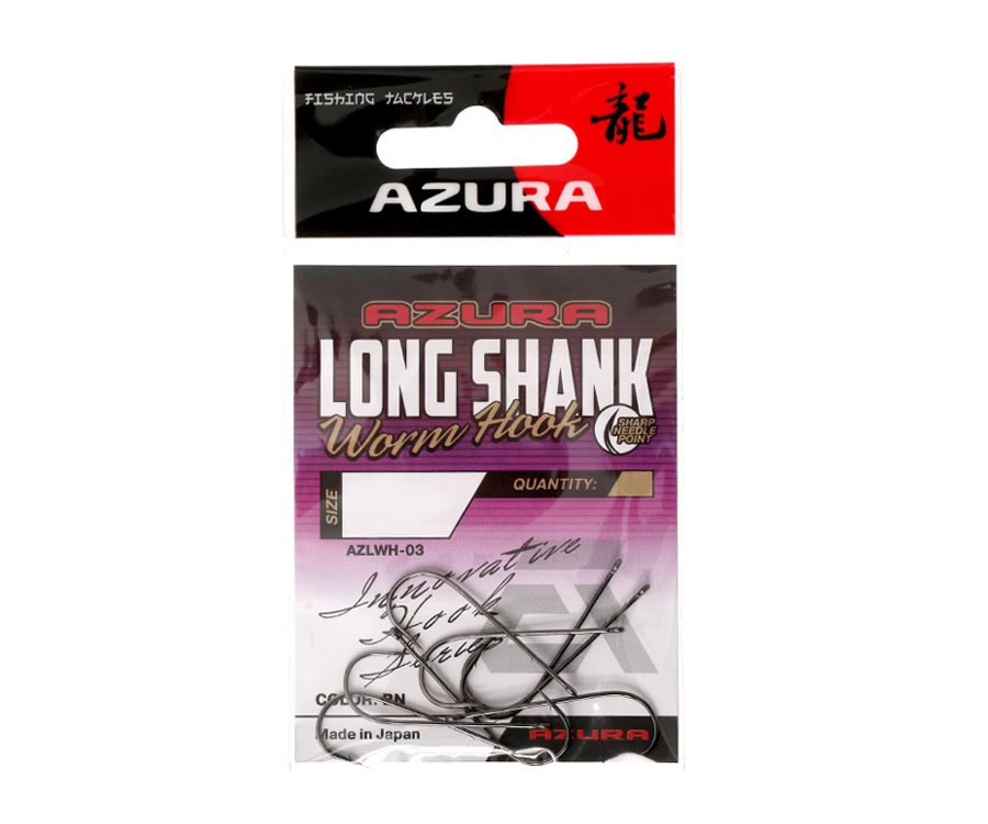 Гачки Azura Long Worm Hook №6