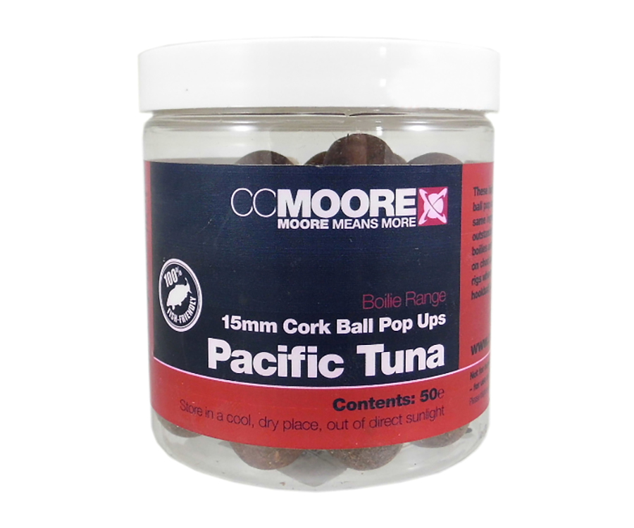 Бойлы CC Moore Pacific Tuna Cork Ball Pop Ups 15мм