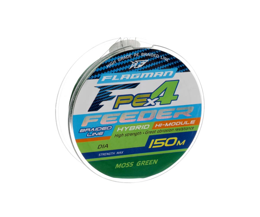 Шнур Flagman PE Hybrid X4 Feeder Moss Green 150м 0.19мм