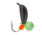 Мормышка вольфрамовая Flagman Банан рижский крашеный + кошачий глаз d=3 зеленый