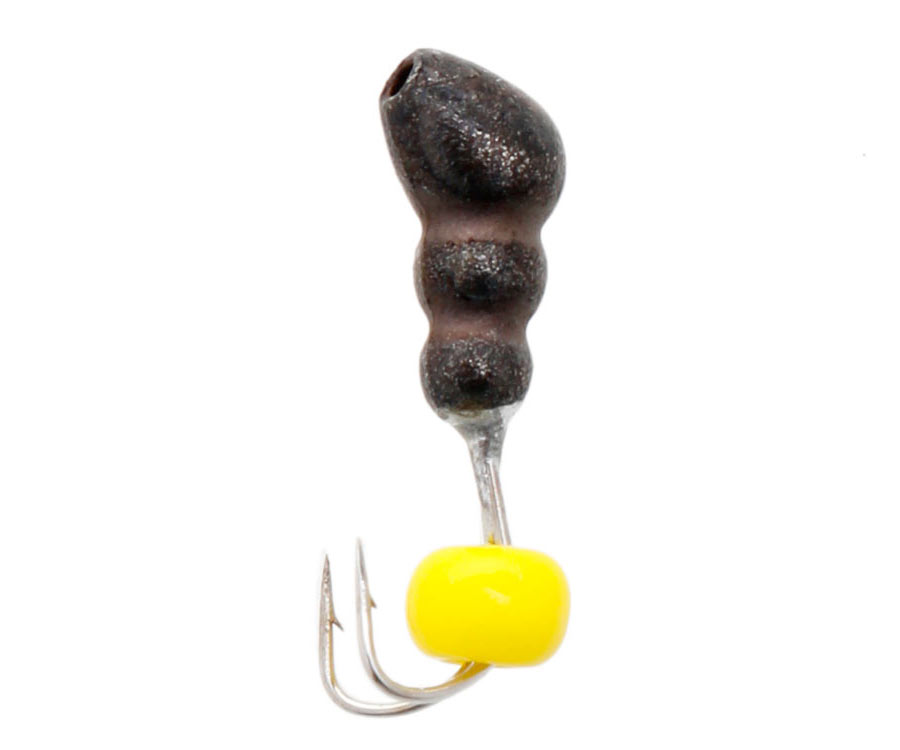 Мормышка вольфрамовая Flagman Коза муравей с бисером d=3 черный