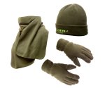 Комплект Carp Pro шапка + шарф + перчатки (флис) S-M