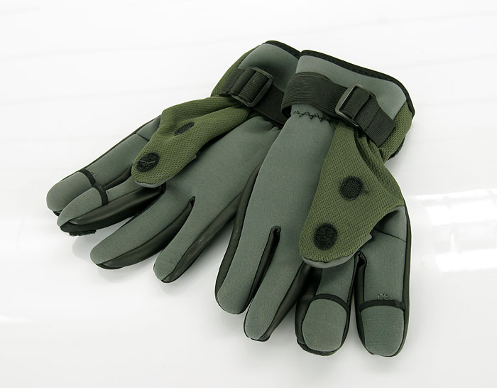 Перчатки неопреновые ForMax, открыты 3 пальца, черный верх XL