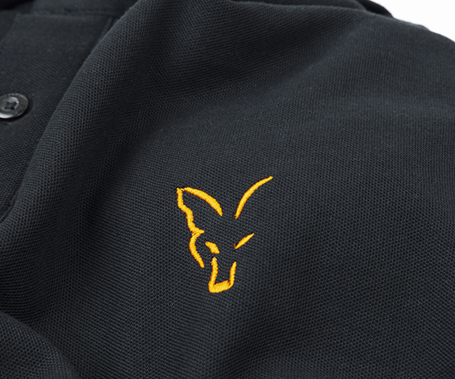 Футболка FOX Collection Black/Orange Polo Shirt XL