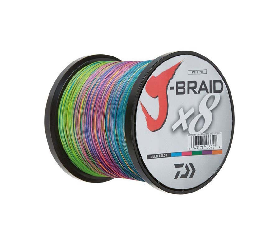 Шнур Daiwa J-Braid x8 Multicolor 1500м 0.42мм