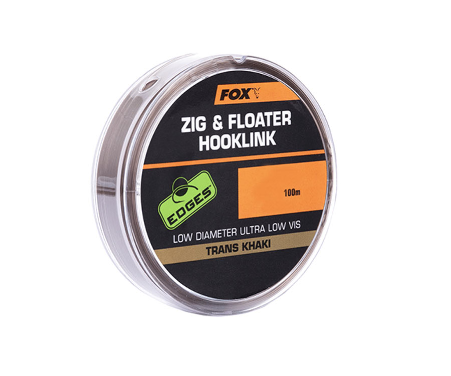 fox   FOX Zig and Floater Hooklink Trans Khaki 10lb 0.26