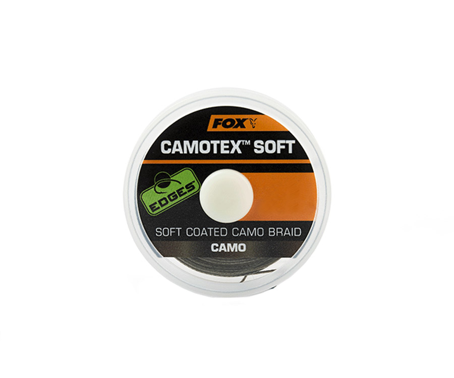 Поводковый материал в оплетке FOX Camotex Soft 25lb