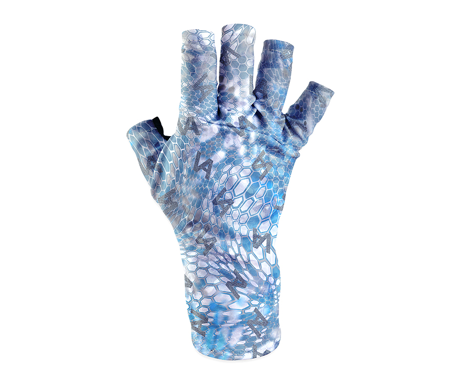 Сонцезахисні рукавички Veduta UV Gloves Reptile Skin Blue S-M