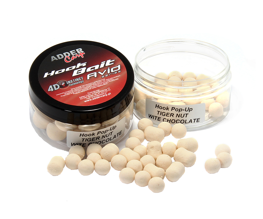 Бойли Adder Carp Avid Pop-Up Hook Boilies 14мм Tiger Nut-White Chokolate