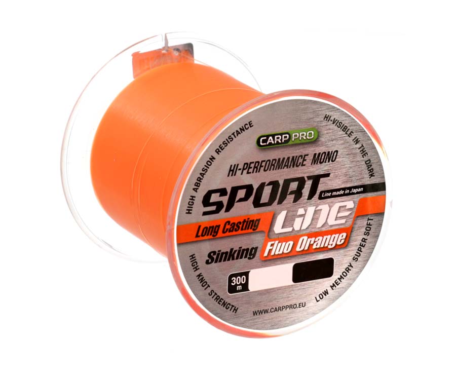 Жилка Carp Pro Sport Line Fluo Orange 300м 0.286мм