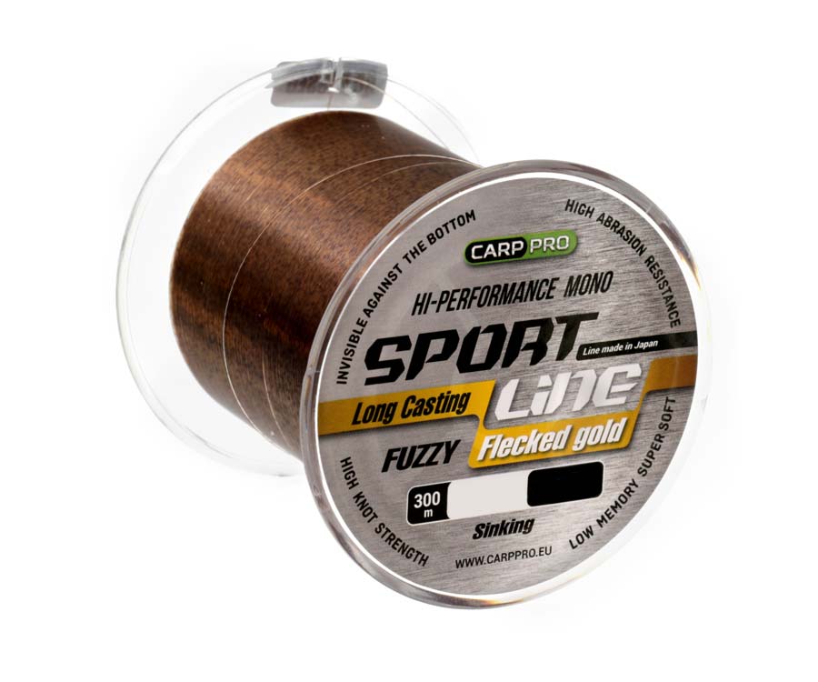 Леска Carp Pro Sport Line Flecked Gold 300м 0.265мм