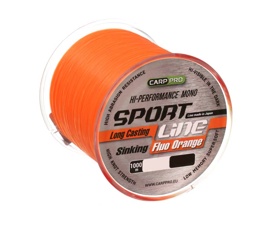 Леска Carp Pro Sport Line Fluo Orange 1000м 0.265мм