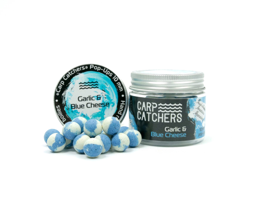 Бойли pop-up Carp Catchers Garlic&Blue Cheese 10мм