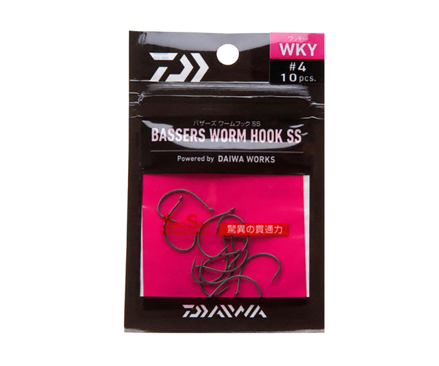 daiwa  Daiwa Bassers Worm Hook WKY 4
