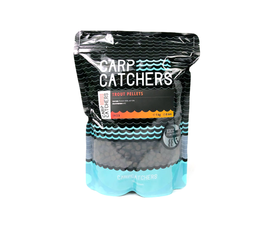 Пеллетс Carp Catchers Trout Pellets 1кг 8мм