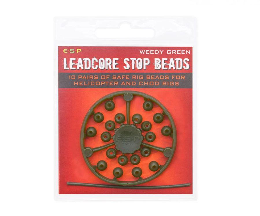 Стопоры ESP Leadcore Stop Beads Weedy Green